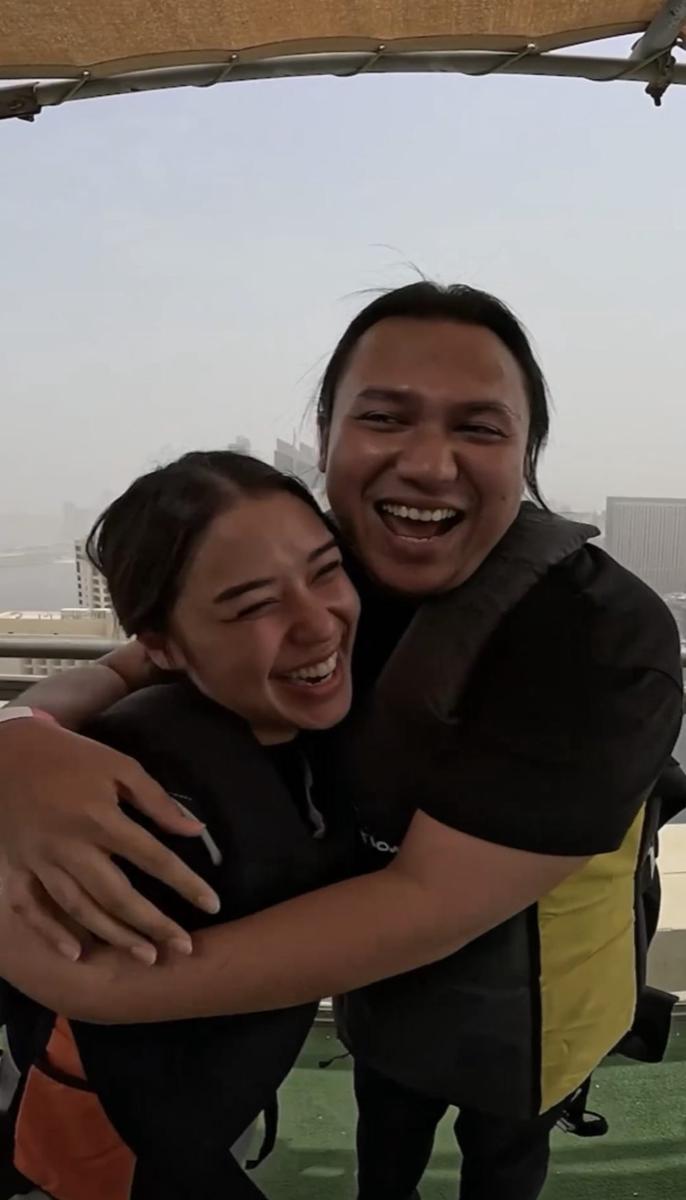 Keanu Agl jajal olahraga ekstrem di Dubai (instagram.com/keanuagl)