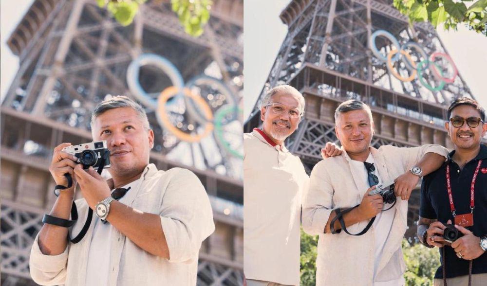 7 Potret Gading Marten di Paris, Jadi Fotografer di Eiffel