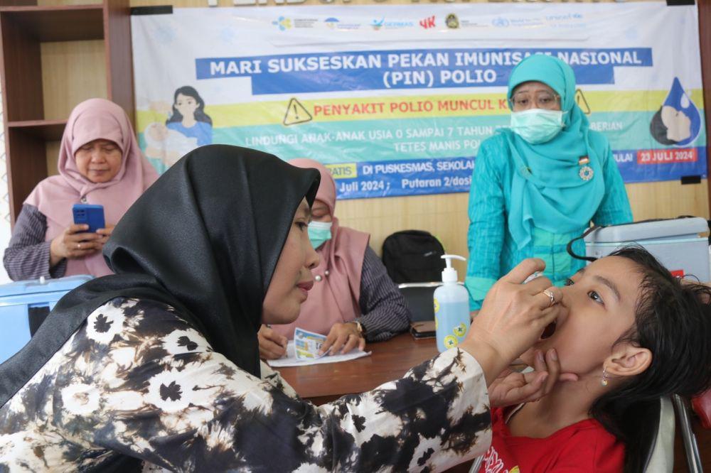 Pekan Imunisasi Polio di Kota Tangerang Dibuka Sampai 23 September