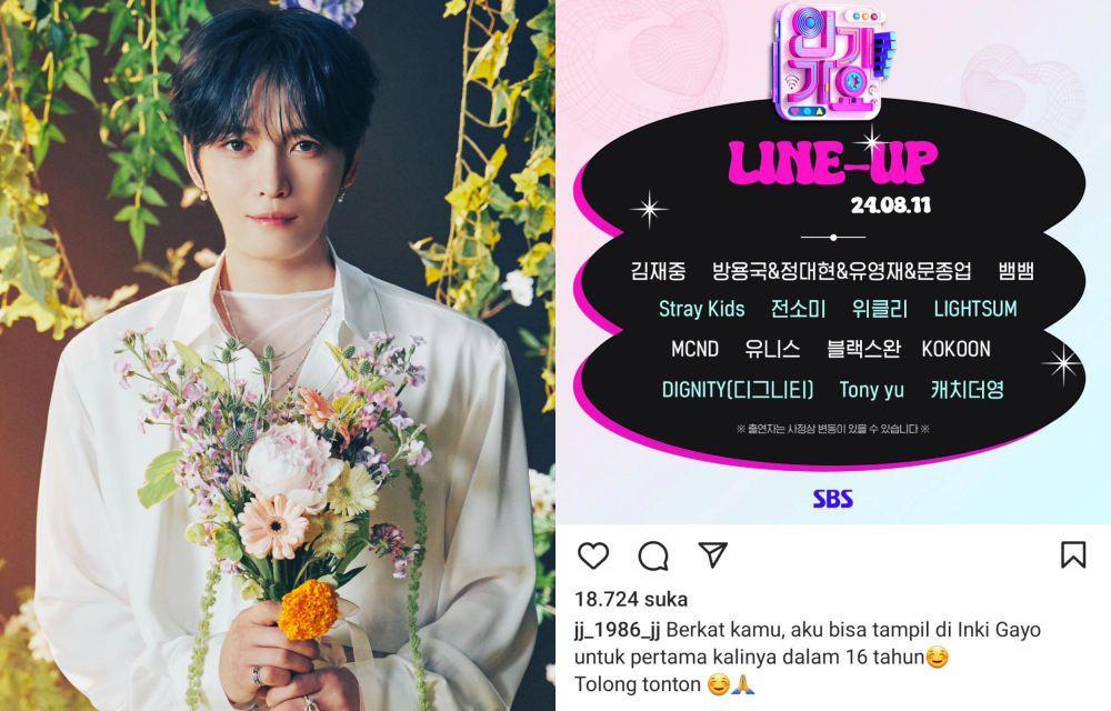 Kim Jaejoong akan Tampil di Inkigayo Setelah 16 Tahun