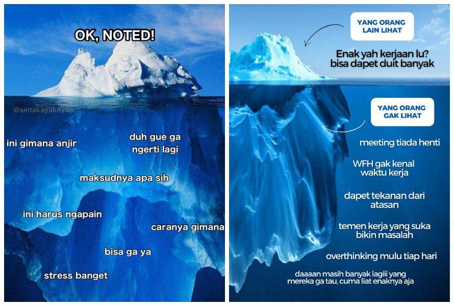 8 Meme Perbedaan Antara Apa yang Terlihat dan Apa yang Dirasakan