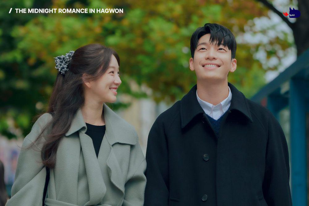 Jung Ryeo Won dan Wi Ha Joon di The Midnight Romance in Hagwon (x.com/studiodragonKR)