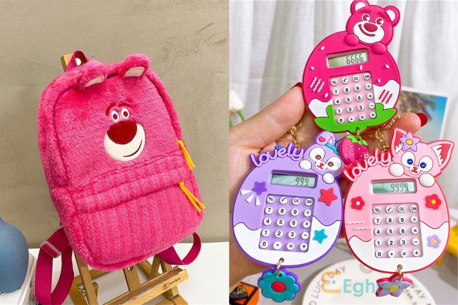 14 Alat Sekolah Bertema Lotso, Beruang Toy Story yang Gemas Banget!