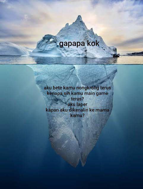 Meme perbedaan antara apa yang terlihat dan apa yang dirasakan(x.com/satuempati_)