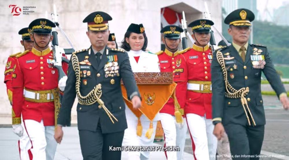 Rangkaian Acara Kirab Bendera Pusaka dari Monas ke IKN Hari Ini