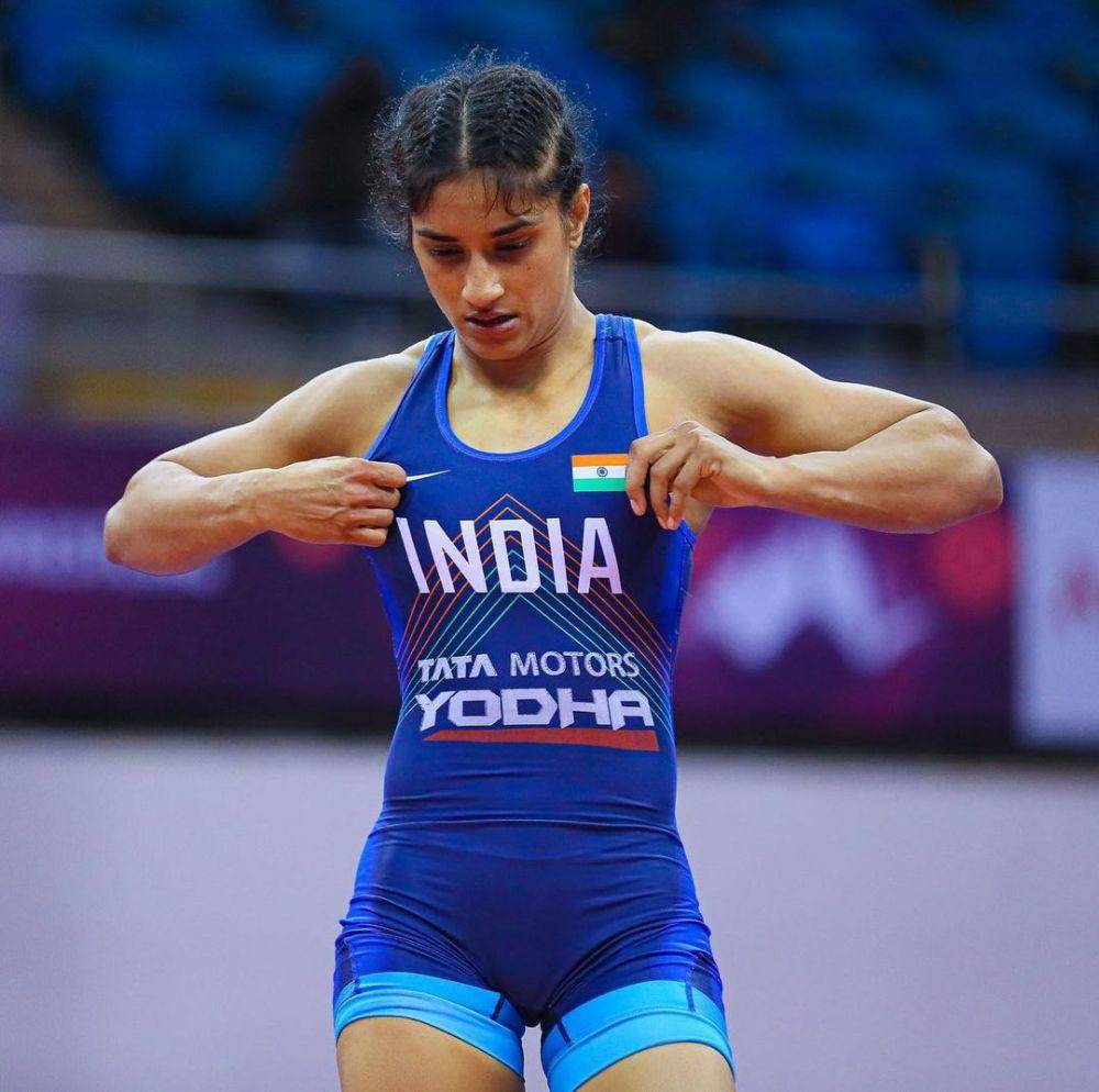 Vinesh Phogat di Olimpiade Tokyo 2021 (instagram.com/vineshphogat)