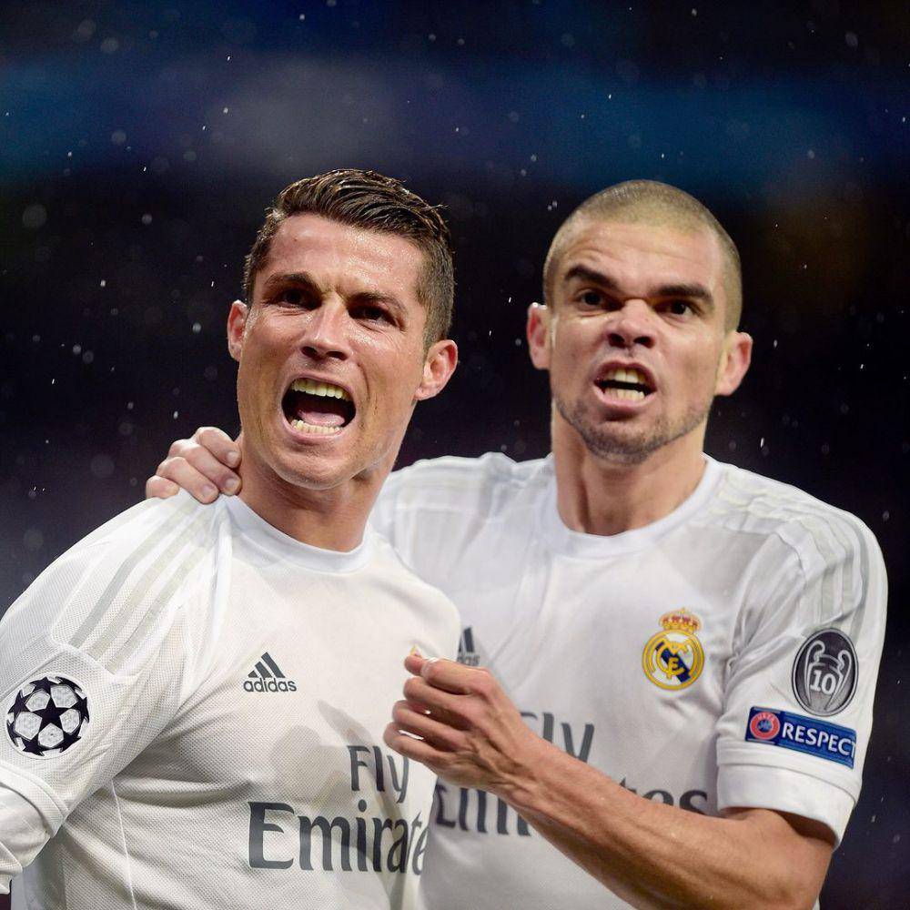 Cristiano Ronaldo dan Pepe. (instagram.com/cristianoronaldo)