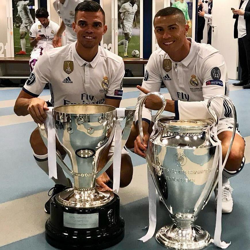 Cristiano Ronaldo dan Pepe. (instagram.com/cristianoronaldo)