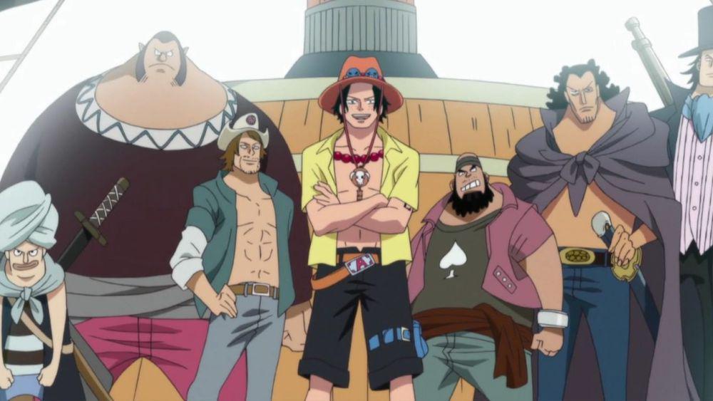 Portgas D. Ace dan Kru Bajak Laut Spade (dok. Eiichiro Oda, Toei Animation/One Piece)