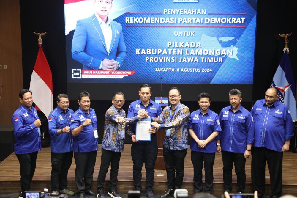 Demokrat Usung Abdul Ghofur dan Firosya di Pilkada Lamongan