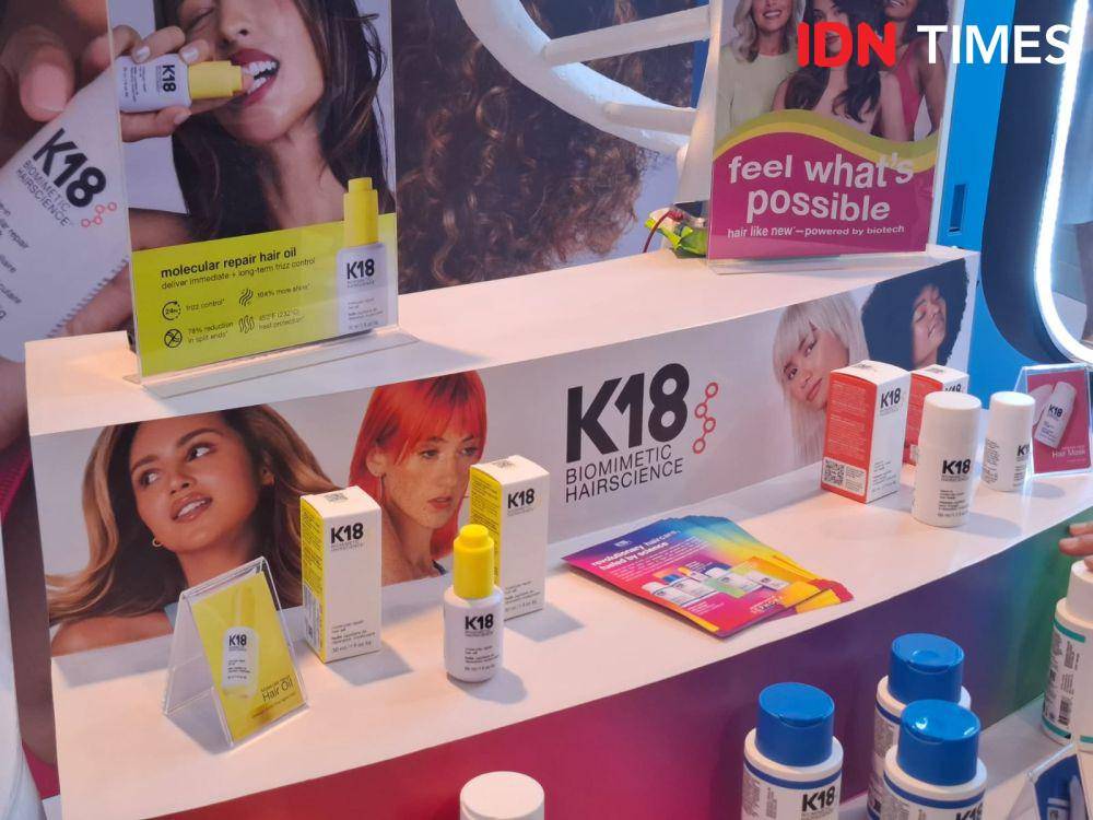 Potret K18 di House of Sephora pada Kamis (8/8/2024) (IDN Times/Adyaning Raras)