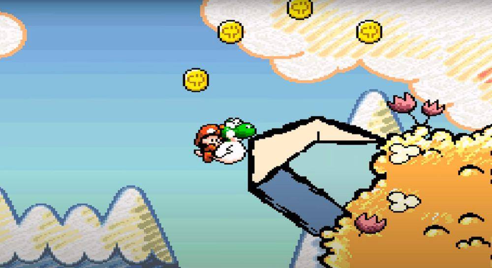 cuplikan Super Mario World 2: Yoshi’s Island (dok. Nintendo/Super Mario World 2: Yoshi’s Island)