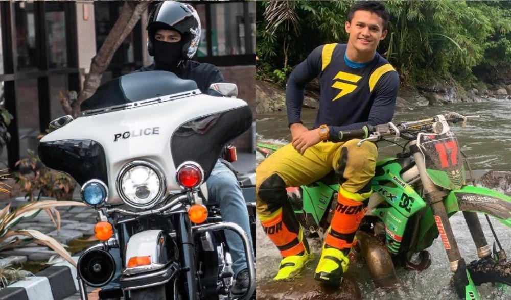 7 Potret Rizki Juniansyah saat Geluti Hobi Motor, Gagah!