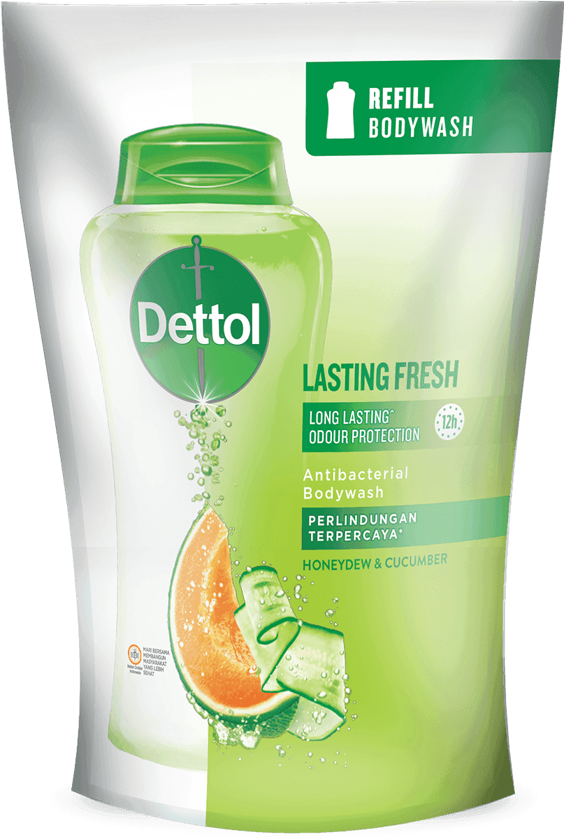Dettol Lasting Fresh Honeydew and Cucumber Body Wash (dettol.co.id)