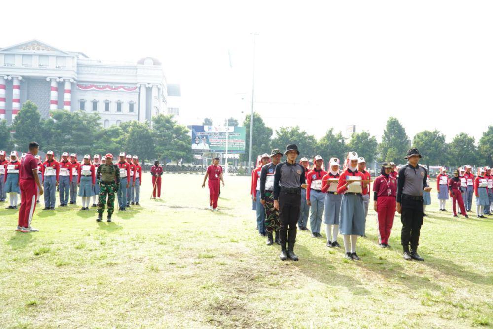 Jelang Upacara 17 Agustus, Paskibra Sleman Tingkatkan Latihan