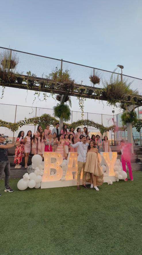 gender reveal Jessica Iskandar (Instagram.com/farahcarpetsofficial)