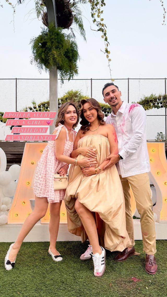 artis di gender reveal Jessica Iskandar (Instagram.com/shandyaulia)