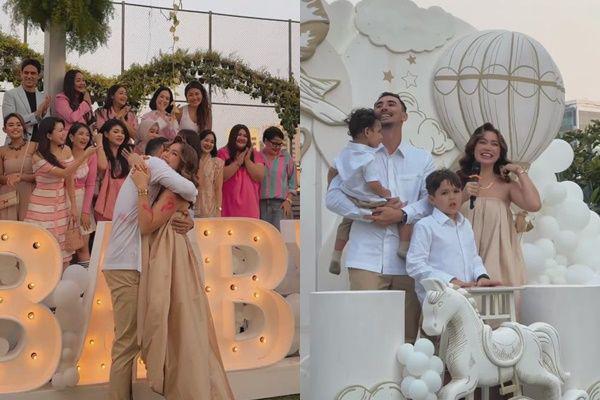 8 Potret Bahagia Gender Reveal Calon Bayi Ketiga Jessica Iskandar