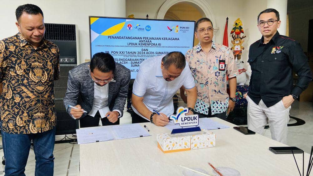 Kerja sama PB PON Wilayah Sumut dan LPDUK (dok.istimewa)