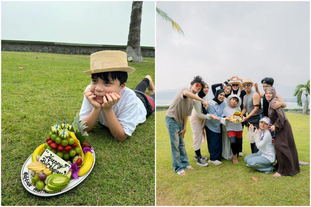 7 Potret Ulang Tahun Qahtan Halilintar ke-12, Birthday Trip ke Anyer