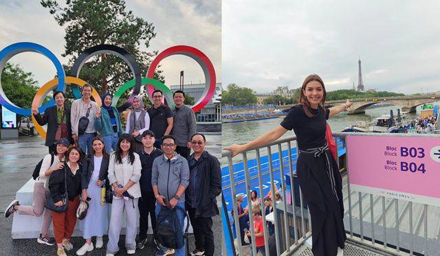7 Potret Najwa Shihab Saksikan Olimpiade Paris 2024, Sempat Terharu!