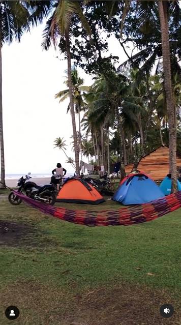 Potret Area Camping Pantai Mandiri (Instagram/pantaimandiri)