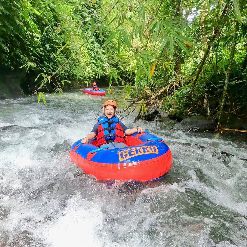river tubing di Sungai Pakerisan (instagram.com/gekkotubingbali)
