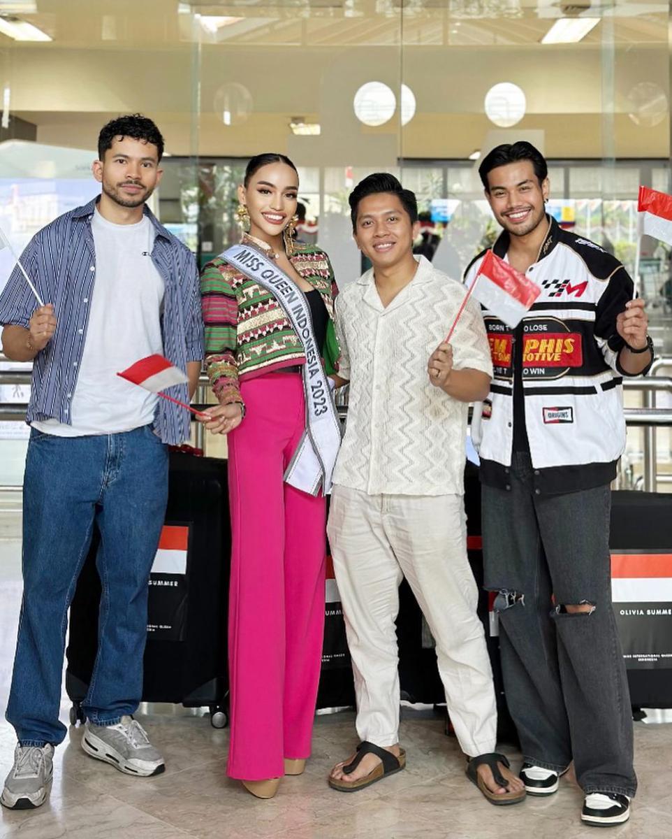 Potret Departure Finalis Miss International Queen 2024 ke Thailand (Instagram.com/oliviasummer10)