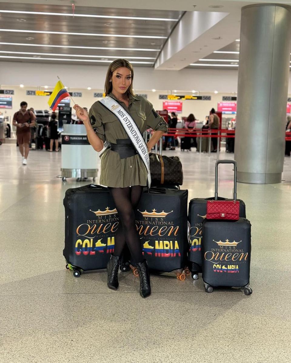 Potret Departure Finalis Miss International Queen 2024 ke Thailand (Instagram.com/julyriverag)