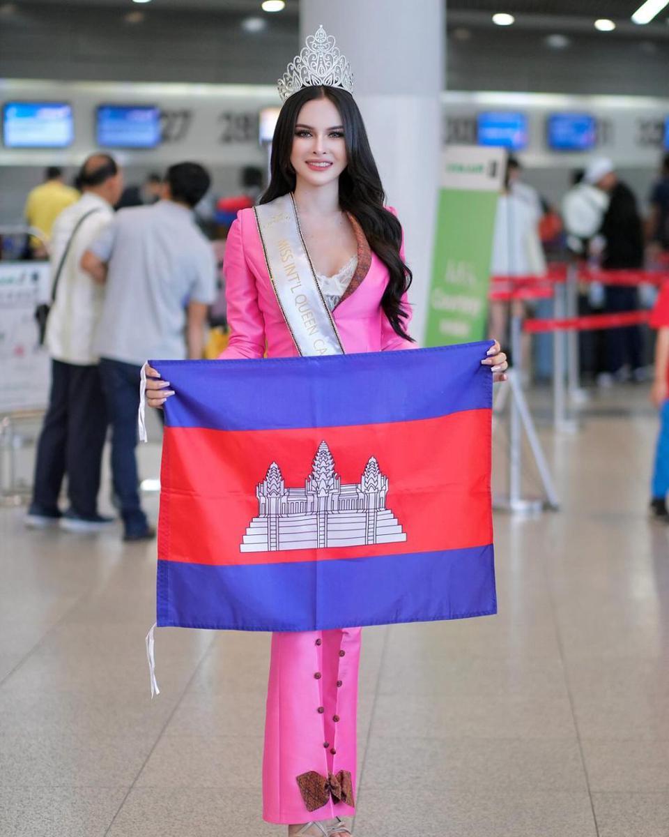 Potret Departure Finalis Miss International Queen 2024 ke Thailand (Instagram.com/maiya_office)