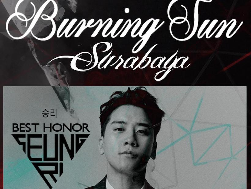 Kontroversi Event Burning Sun Surabaya, Pakai Poster Seungri