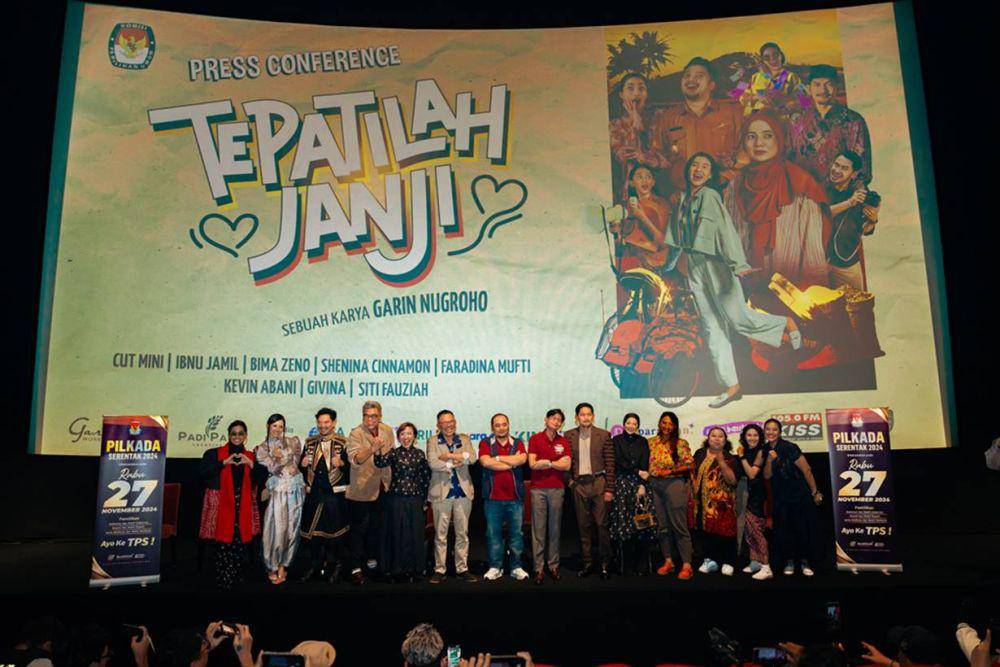 Jajaran cast Tepatilah Janji (dok. Istimewa/thePUBLICIST)