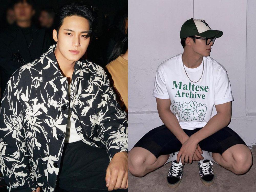9 Mix and Match Kaos Putih ala Mingyu SEVENTEEN, Anti Boring!