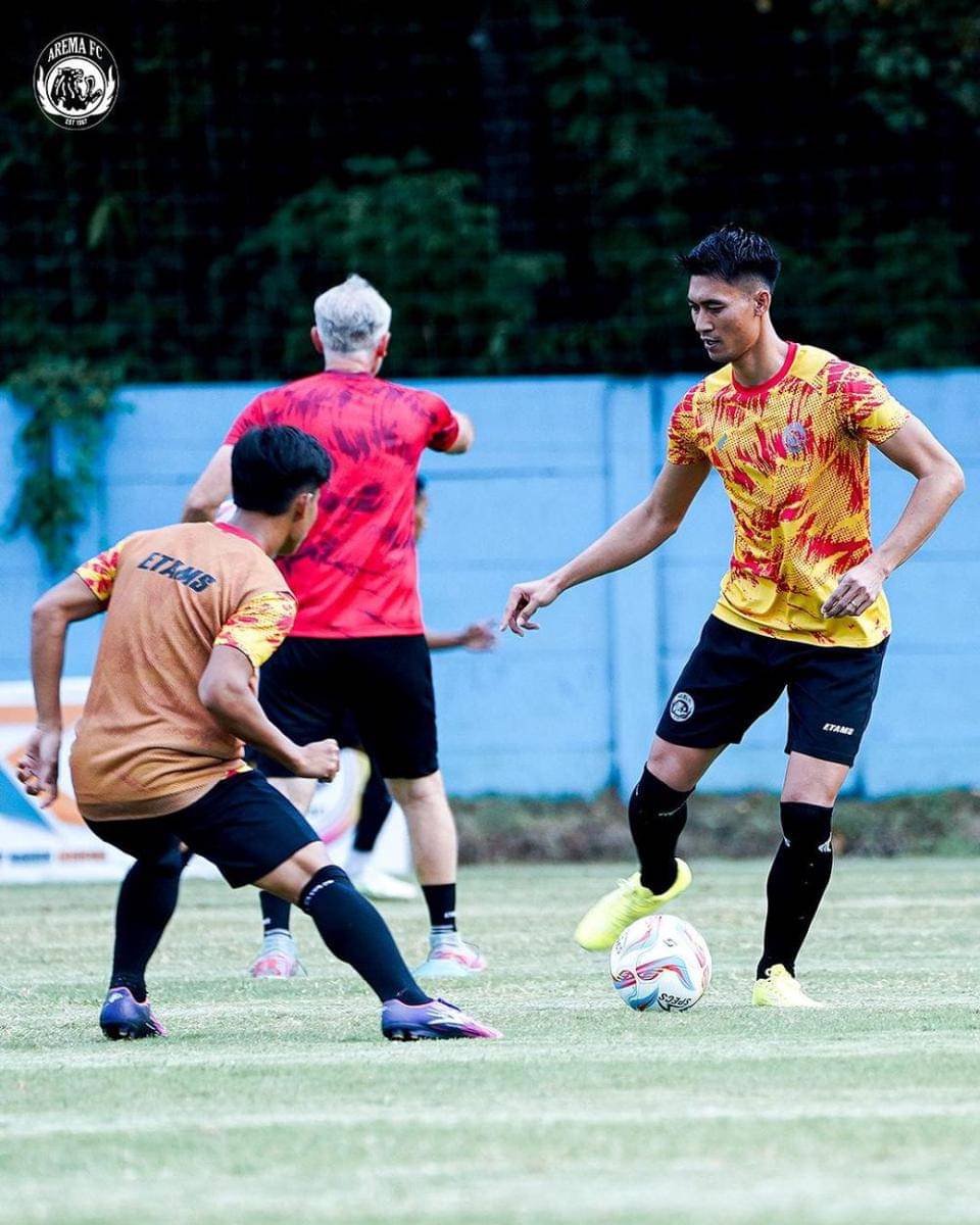 Pemain Arema FC saat berlatih. IDN Times/ istimewa
