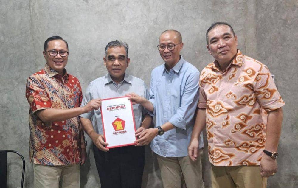 Pasangan Achmad Fahmi dan Dida Sembada saat menerima rekomendasi dari DPP Gerindra (IDN Times/Istimewa)