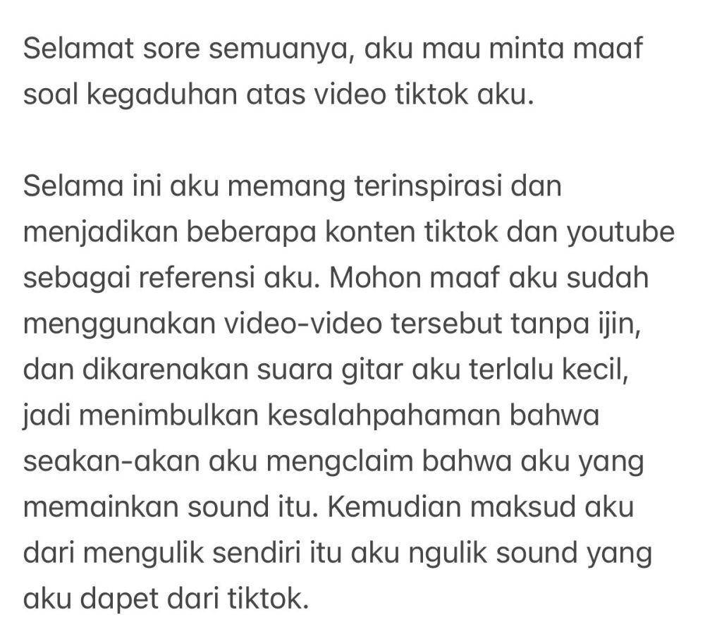 permintaan maaf Chelsea JKT48 (instagram.com/jkt48.chelsea.d)
