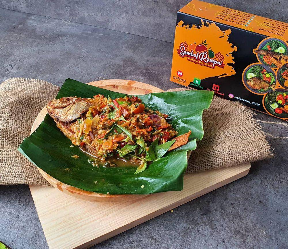 Potret menu di Nyambel Rampai Geh (instagram.com/sambelrampai_official)