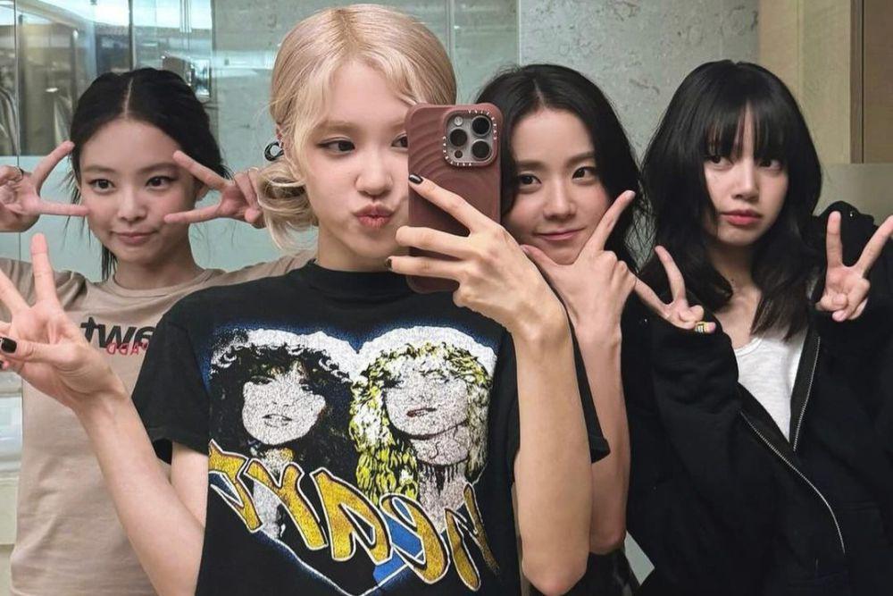 9 Potret Akrab BLACKPINK di Balik Layar Premier Film BORN PINK