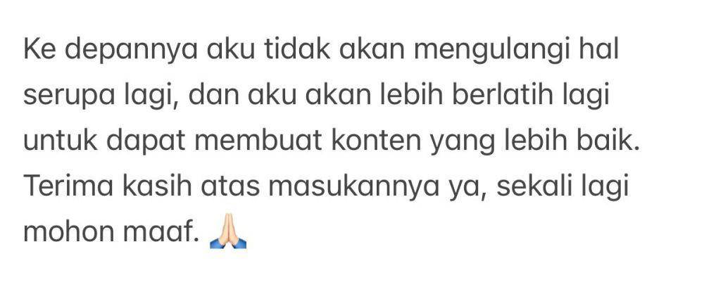 permintaan maaf Chelsea JKT48 (instagram.com/jkt48.chelsea.d)