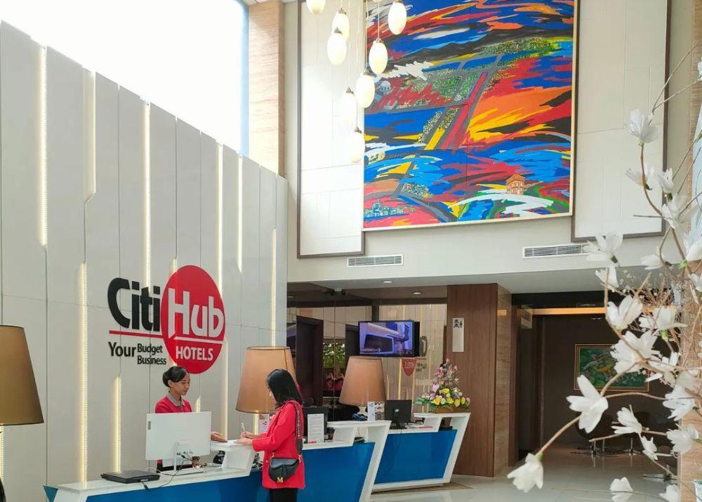 Lobby Citihub Hotels. (instagram.com/citihubhotelkediri)