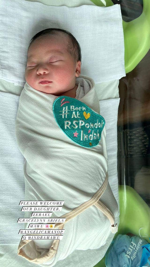 Angelica Manopo melahirkan anak pertama (Instagram.com/angelicamanopo)