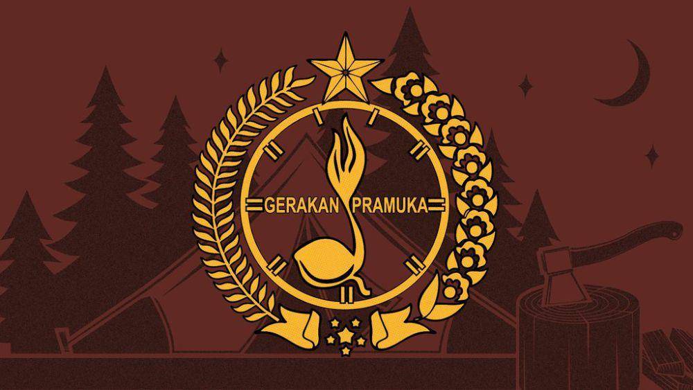 ilustrasi lambang Gerakan Pramuka (pramuka.or.id)