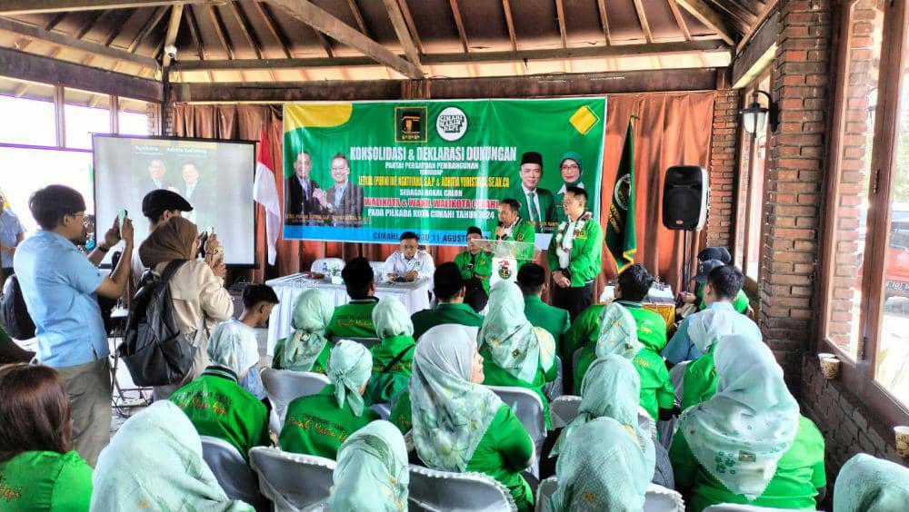 Deklarasi Dukungan PPP untuk Ngatiyana - Adhitia di Pilkada Kota Cimahi. (Istimewa)