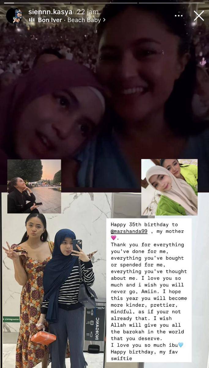 potret bahagia Marshanda dapat kejutan ulang tahun dari Sienna (Instagram.com/siennn.kasya)