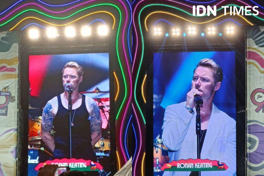 5 Momen Terbaik Ronan Keating saat Manggung di The 90s Festival Day 1