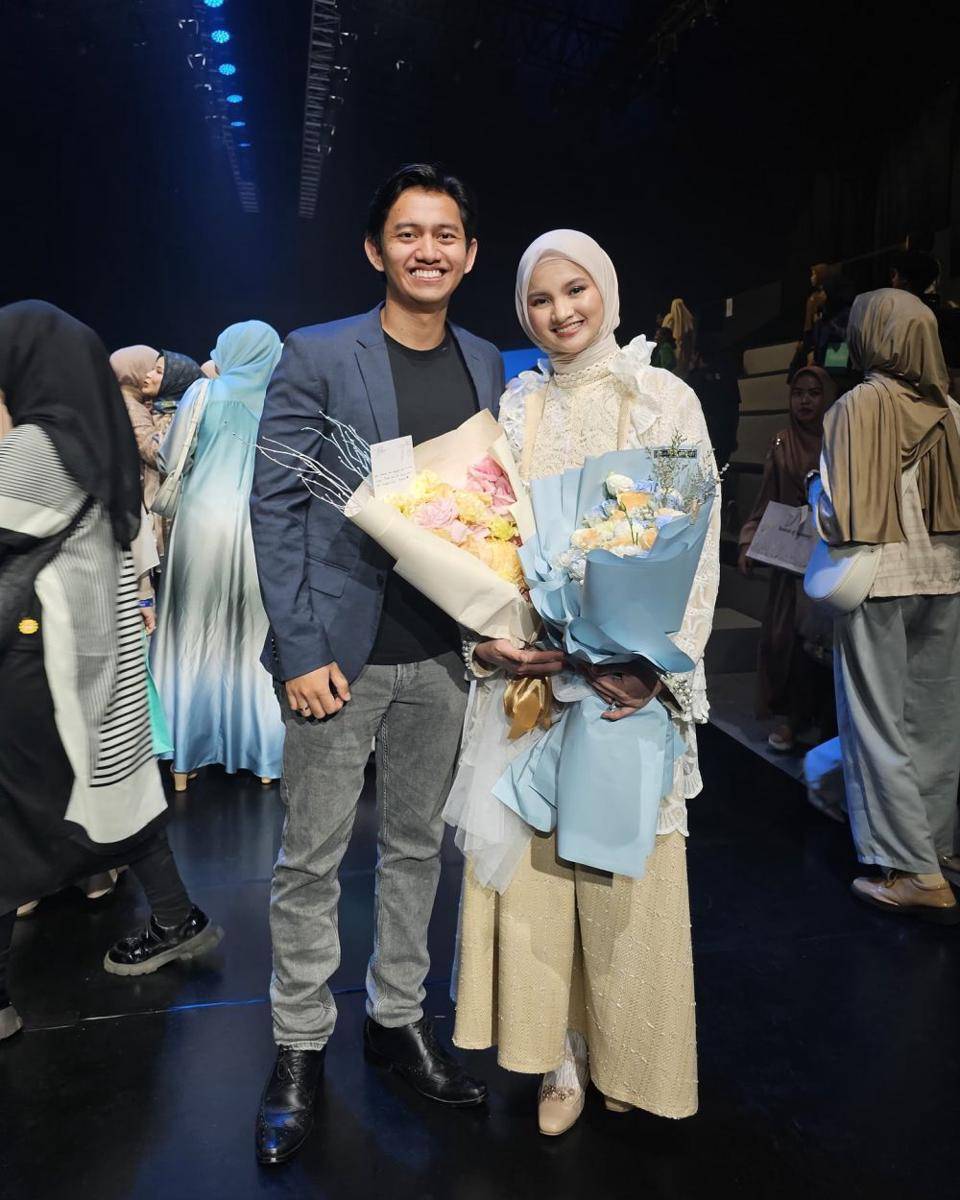 momen Sabrina Anggraini runaway di catwalk (instagram.com/sabrinaanggraini)