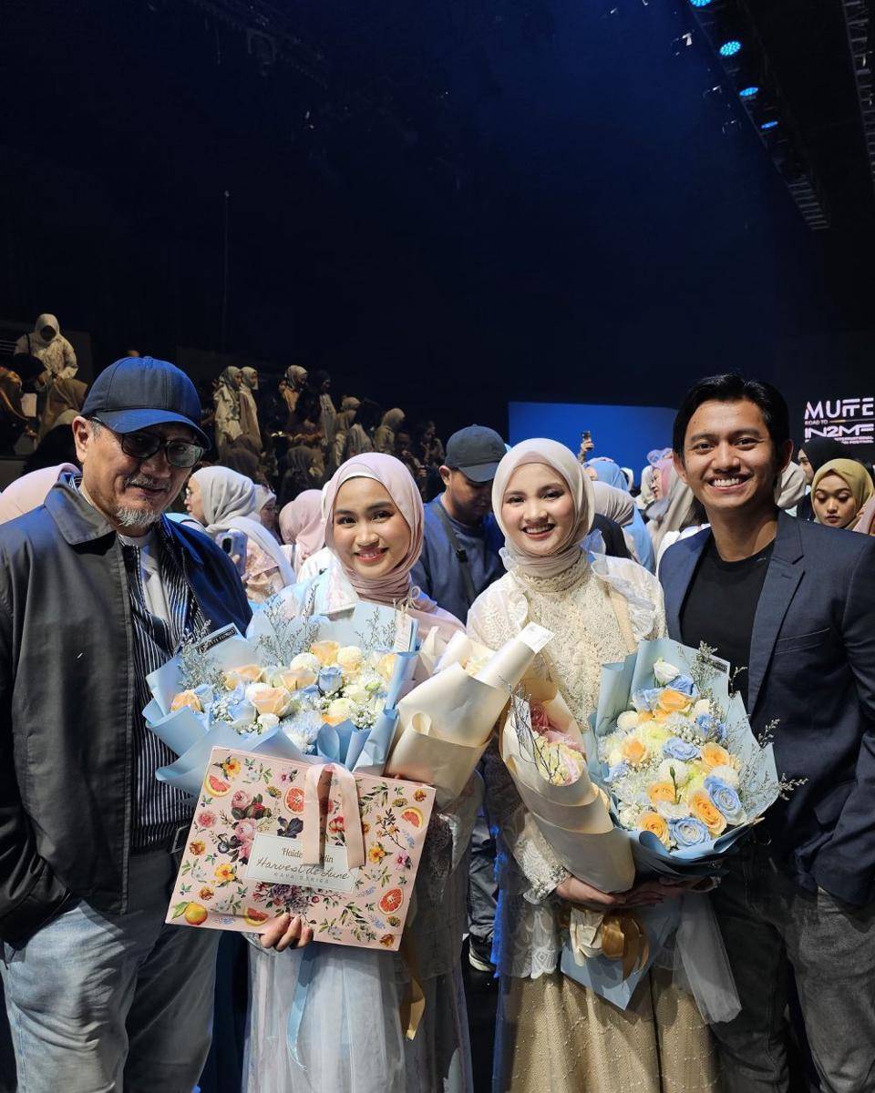 momen Sabrina Anggraini runaway di catwalk (instagram.com/sabrinaanggraini)