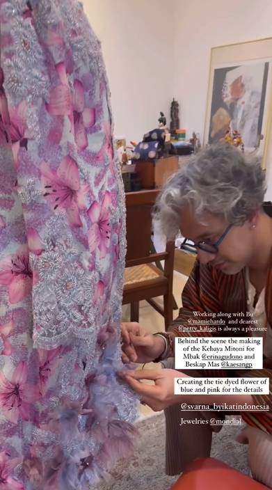 Gaya Tasyakuran 7 Bulan Kehamilan Erina Gudono (instagram.com/didietmaulana)