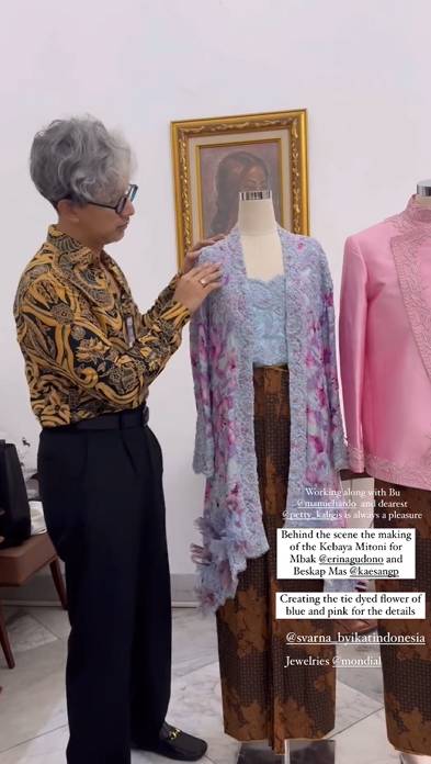 Gaya Tasyakuran 7 Bulan Kehamilan Erina Gudono (instagram.com/didietmaulana)