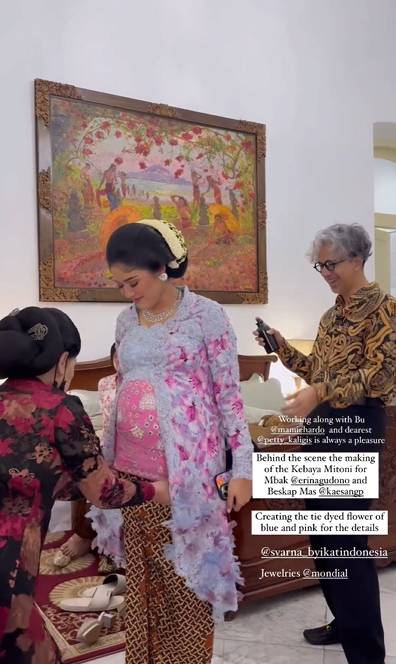 Gaya Tasyakuran 7 Bulan Kehamilan Erina Gudono (instagram.com/didietmaulana)